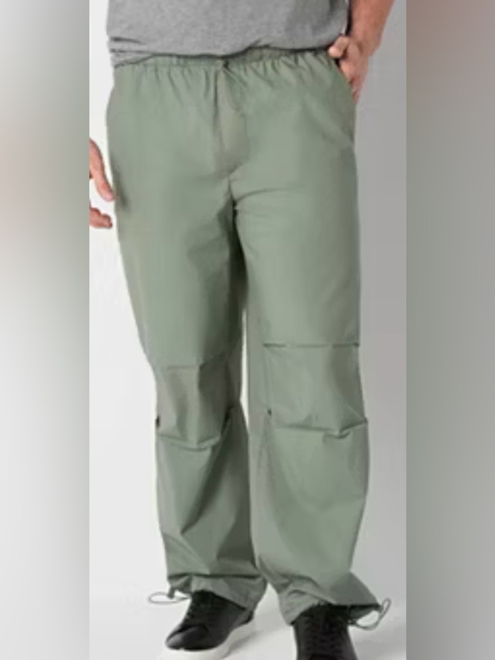 Relaxed Utility Pants in Sage Green